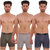 Zotic Men's Trunk 'H' Underwear For Men - Pack Of 3