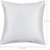 JBK Arts Exclusive Plain Satin Cushion Cover (12x12 inch, White)