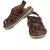 ACTION SHOES DOTCOM KIDS SANDALS 99951-BROWN
