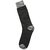 Sunshopping men's brown synthetic leather needle pin point buckle belts combo with black socks and black wallet