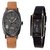 Curren Brown and Black Kawa Watches Couple For Men and Women