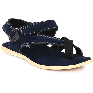 Buy Afrojack Men Navy Velcro Sandals Online @ ₹799 from ShopClues