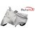 Flying On Wheels Two Wheeler Cover With Mirror Pocket All Weather For Piaggio Vespa S - Black & Silver Colour