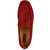 Red lace loafers by lederwarren