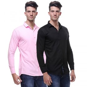 Red Code  Full Sleeves Casual Poly-Cotton Shirts For Men Pack Of 208