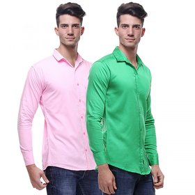 Red Code  Full Sleeves Casual Poly-Cotton Shirts For Men Pack Of 210