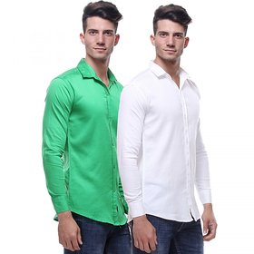 Red Code  Full Sleeves Casual Poly-Cotton Shirts For Men Pack Of 223