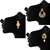 Traditional Ethnic Combo of 3 Elegant Dangler Earrings with Crystal Stones by Parisha Jewells CO01011