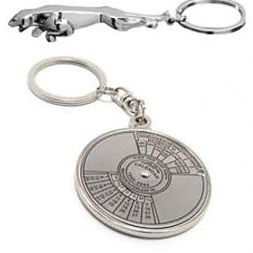 Kudos Pack of 2 Compass Calendar  Jaguar Metal Keychain keyring