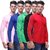 Red Code  Full Sleeves Casual Poly-Cotton Shirts For Men Pack Of 5 06