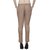 Pistaa Womens Cotton Slub Biscuit Color Best Comfertable Plain Readymade Formal Ethnic Cigratte Pant Trouser Bottom