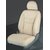 AURA Maruti Alto 800 Leather Skin Fit Seat Covers (Black & Silver) - Option 2