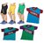 Combo Of Boys Hosiery Cotton Multicolour T-shirt And Short (Set Of 3)