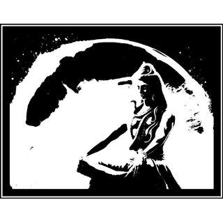 >Pop Art Lord Shiva Black And White Prices In India Shopclues Online Shopping Store