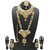 My Design Ethnic Maroon Green Gold Plated Bridal Jewellry Necklace Set For Women And Girls