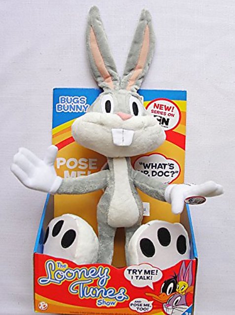 Buy The Looney Tunes Show Plush Posable Talking Bugs Bunny Online 12238 from ShopClues