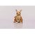 E Soft Kangaroo with Baby in Pouch Creamish Brown Soft Toy- 27 cm