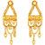 Jewels Guru Exclusive Golden Necklace Set.M-350