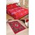 Stop N Shop Combo Of Poly Cotton Double Bed Sheet With Quilted Carpet