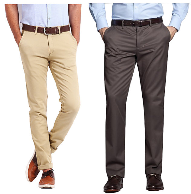 Buy Men's Slim Fit Solid Linen skin Color Trouser Online @ ₹699 from  ShopClues