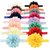 YOY Fashion Baby Girls Boutique Hair Accessories Stretchy Elastic Bands Headbands Set with Chiffon Flower Petal Bows Head Wear for Toddlers Teens Kids Pack of 16