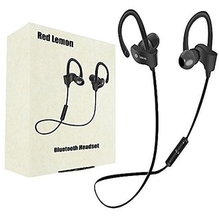Buy Bluetooth Earphones 4.1 Earhook Sport Headphones RED LEMON