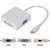 DOUBLETHREE 3 In 1 1080P Display Port DP to HDMI VGA DVI Adapter Converter Cable for MacBook