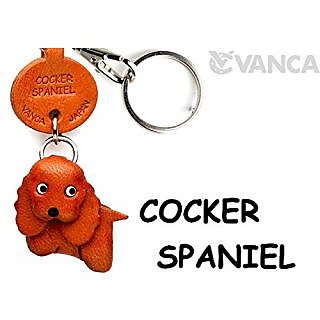 Buy Cocker Spaniel Leather Dog Small Keychain VANCA CRAFT