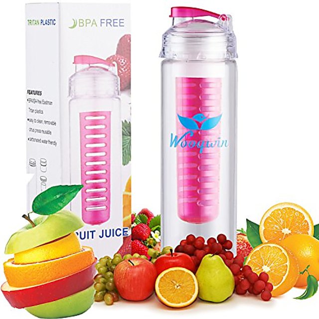 Water Bottle Fruit Infuser Water Bottle BPA Free 27 oz