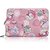 Arvok 11 11.6 12 Inch Canvas Fabric Laptop Sleeve With Extra Bag/Notebook Computer Case/Ultrabook Tablet Briefcase Carrying Bag/Pouch Cover For MacBook /Acer/Asus/Dell/Lenovo/ Samsung, Romantic Pink