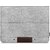 ACECOAT Felt Magnetic Button Stand Function 9.7 Inch iPad Pro Mini / iPad Air / Air 2 / iPad 1 / 2 / 3 / 4 Sleeve Case Cover Bag 9 - 9.7 Inch Tablet PC Sleeve Bag - Light Gray