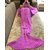 Mermaid Blanket AIGUMI All Seasons Mermaid Tail Sleeping Blanket, Crochet Crafts Hot Bed Living Room Ceiling for kids 140x70CM (Purple pink)