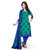Drapes Womens Green Cotton Printed Dress material (unstitiched) DF1605 (Unstitched)