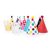 Kids Funny Birthday Party Hats 9Pcs with 2 Pcs Crown for Kid Birthday Party