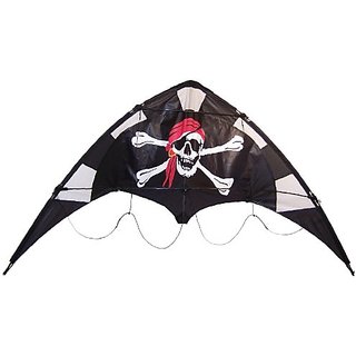 In The Breeze I'm A Jolly Roger Stunt Kite, 48-Inch