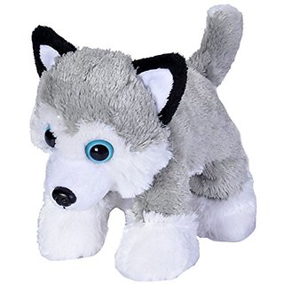 Wild Republic Hug 'Ems Husky Plush Stuffed Animal – Super Soft, 7 Inches