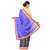 Aaina Blue Jacquard Embroidered Saree With Blouse