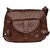 Trendy Brown Self Design Sling Bag