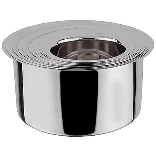Grish Stainless Steel Flat Bottom Patila Set Of 7