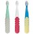 RADIUS Totz Plus Toothbrush for 3 years +, Silky Soft Bristles, Assorted Colors, Colors May Vary, 3 Count