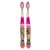 [ Total 24 ct ] Toothbrushes (with 3 ct Toothbrush Holders with Suction Cup for Travel) (Shopkins)