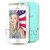 iPhone 5 Light Up Case - iPhone 5S LED Case - Light Up iPhone 5c Case - iPhone SE Light Up Case - Selfie Flash Phone Case - Strobe Light - DaVoice (Teal)
