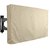 Outdoor TV Cover, Beige Weatherproof Universal Protector for 36'' - 38'' LCD, LED, Plasma Television Sets - Compatible with Standard Mounts and Stands. Built In Remote Controller Storage Pocket