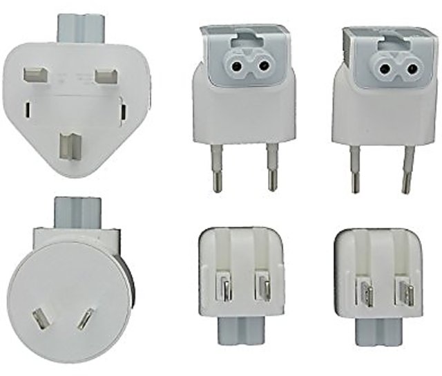 Apple World Travel Adapter Kit - power connector adapter kit - MD837AM/A -  Laptop Chargers & Adapters 