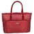 Laptop Notebook Computer Messenger Bag For Women, Waterproof Laptop Bag for Ladies, Travel Briefcase, Airline Friendly Size - Red.