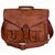 universal leather 18 inch leather laptop messenger bag briefcase satchel