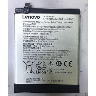 Buy Bl261 Battery For Lenovo K5 Note Pro With 3500 Mah Online 645 From Shopclues