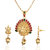Spargz Antique Goddess Laxmi Temple With Ball Chain Pendant Set For Women AIPS 259