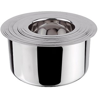 Grish Stainless Steel Round Bottom Patila - Set Of 5