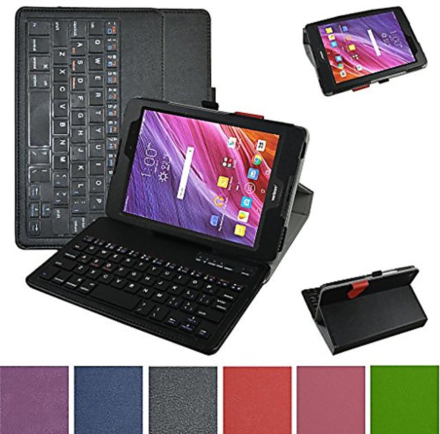 Buy Zenpad Z8 Zenpad 3 8 0 Bluetooth Keyboard Case Mama Mouth Slim Stand Pu Leather Cover With Romovable Bluetooth Keyboard For 7 9 Asus Zenpad 3 8 0 Z581kl Z8 Zt581kl Verizon 4g